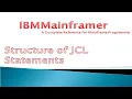 JCL Tutorial - Structure of JCL Statements JOB EXEC DD Statements Mainframe JCL Tutorial
