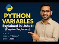 Variables in Python Explained in Urdu Python Basics for Beginners Easy Explanation