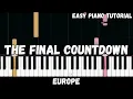 Download Lagu Europe - The Final Countdown (Easy Piano Tutorial)