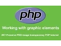 Preserve PNG image transparency PHP tutorial -