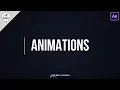 Smooth Text Animations Effect Text Animation After Effects Tutorial No Plugins GSP Creations