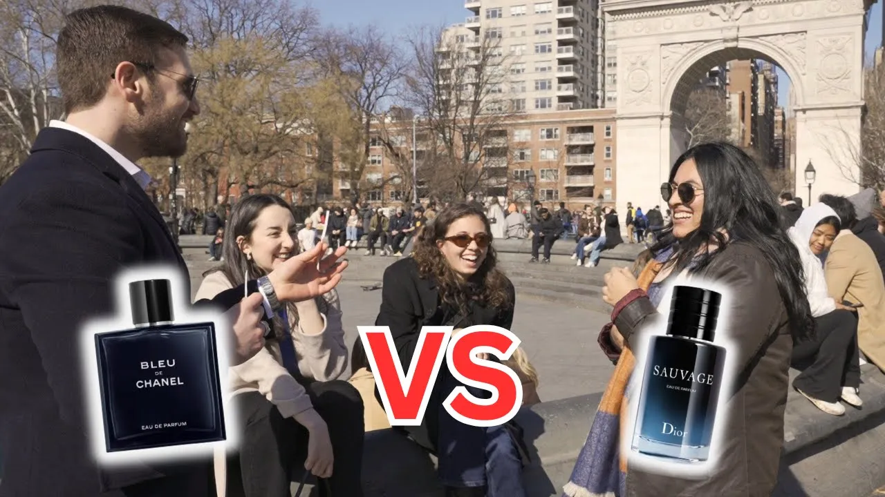 Outline Video Bleu De Chanel Eau De Parfum Vs Dior Sauvage Eau De Parfum (Fragrance Battle Womens Reactions)
