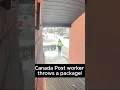 Canada Post Delivery FAIL Caught on Camera