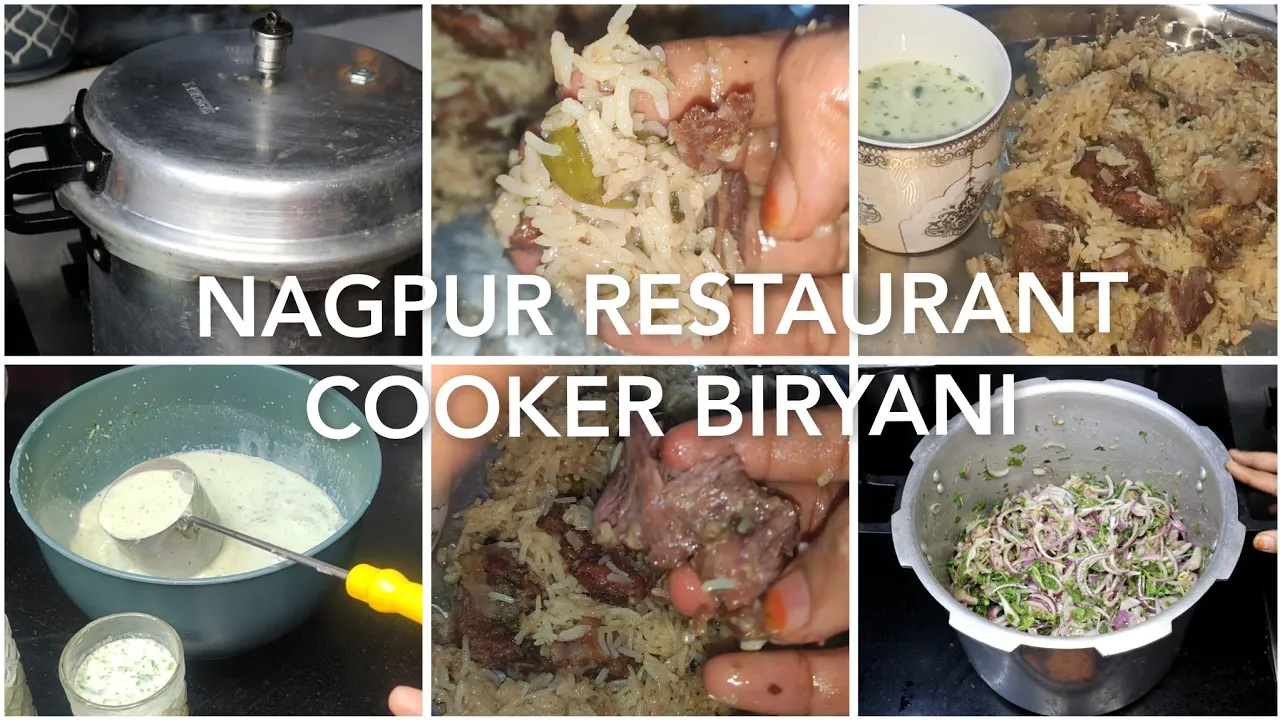 FIRST TIME ON YOUTUBE ORIGINAL NAGPUR RESTAURANT COOKER BIRYANI 2 KG  RECIPE #nagpurcookerbiryani