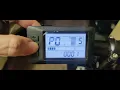 Gocio ebike Display Navigation Settings