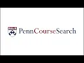 Penn Course Search Demo