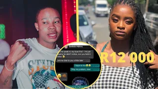 is samkelo dlovu trying to scam dj lesedi r12 000