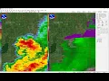 Radar Loop of Estelline SD Tornado on June 15 2019