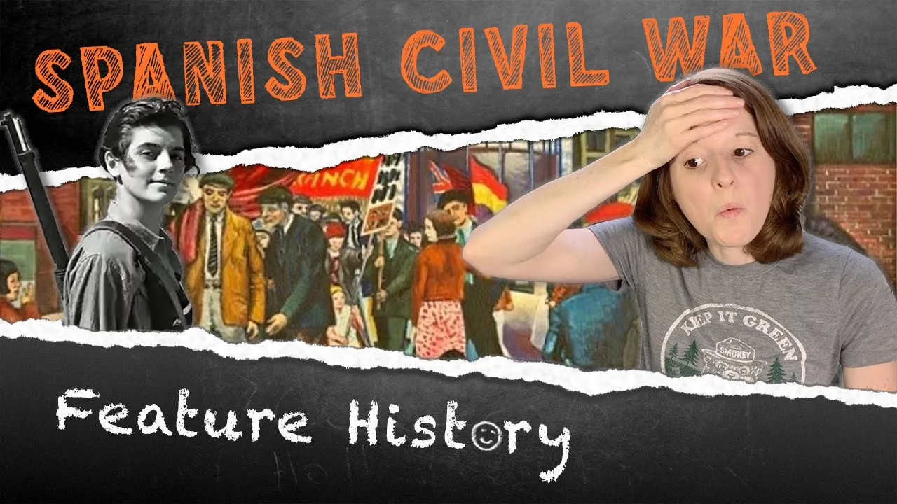 American Reacts to the Spanish Civil War | Feature History