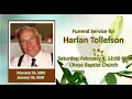 Harlan Tollefson Funeral