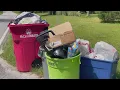 Local trash pickup service facing issues working toward resolution