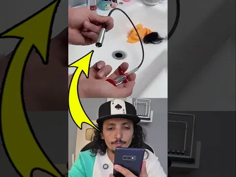 تجربة أغرب سلك وكماشة لتنظيف مجاري الصرف الصحي بثواني 😲✅️