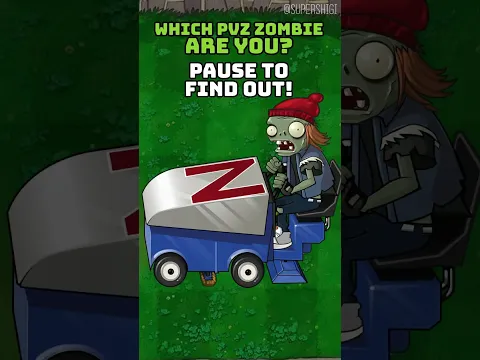 Which PvZ Zombie are you? Pause to find out! #plantsvszombies #laurashigihara #supershigi