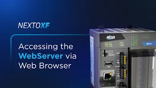 Nexto XF - Accessing the WebServer via Web Browser