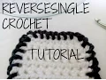 How to crochet the reverse single crochet border