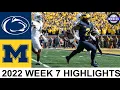 Michigan v Penn State Highlights College Football Week 7 2022 College Football Highlights
