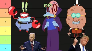 Which SpongeBob Characters would do well as President Tiermaker