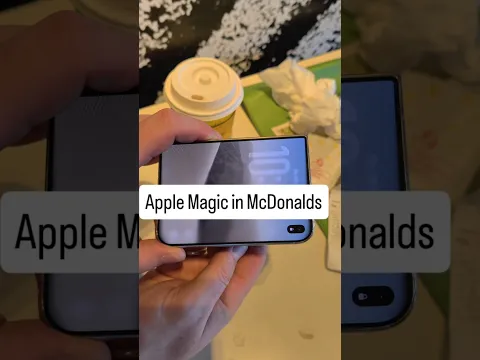 iPhone Duo Magic in McDonalds