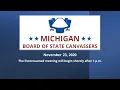 Michigan Board of State Canvassers
