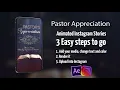 Pastor Appreciation TEMPLATE STORIES