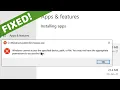 Remove stuck Software from Apps features uninstaller - Windows 10