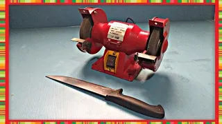 نصائح و إرشادات مهم ة لسن  السكين على آلة الجلخ الثابتة  دندنها