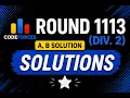 Codeforces Round 1113 Div 2 Solutions - A B