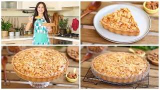 الوصفة الأكثر طلبا تارت اللوز أو أموندين بطريقة سهلة وعجينة رائعة وناجحة بنة لاتقاوم Tarte Amandine 