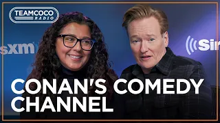 conan confronts siriusxm s associate director of comedy programming team coco