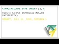 Computational Type Theory - Robert Harper