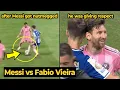 Download Lagu Het moment waarop Messi gisteren glimlachte nadat Fabio Vieira hem een ​​panmuskaat gaf, kijk een...