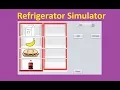 Refrigerator Simulator Java Swing