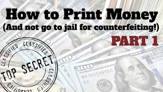 how to print money legally and without threat of prison 