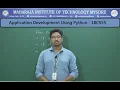 Flow Control 18CS55 PYTHON Vth Sem CSE Module 1 Session 03