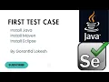 Selenium Java Tutorial 2 Download and Install Java Maven Create First Test Case