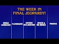 A Week in Final Jeopardy - JEOPARDY