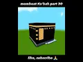 membuat Ka'bah di Minecraft 🥰 #youtubeshorts #minecraft #minecraftshorts