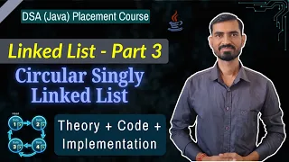 Circular Singly Linked List in Java DSA Theory Code Implementation