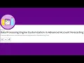 Data Processing Engine Customization in Advanced Account Forecasting Salesforce Trailhead