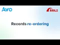 Records ordering for Rails using Avo Admin