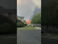 Damage from Old Trails Fire in a Spokane neighborhood
