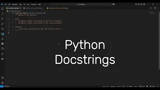 How to Write Python Docstrings Like a Pro Google Style Guide