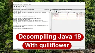 Decompiling Java 19 class file with quiltflower decompiler