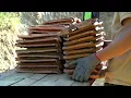 A new home:Nam and Sa make traditional chili-infused bamboo shoots to sell at the market