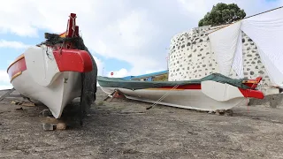 Ep 7, Lajes Harbour on Flores and Whale boats