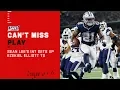 Sean Lee Hauls in the INT to Set Up a Zeke TD
