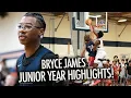 Bryce James Full Junior Year Highlights LeBron DNA Activated