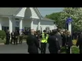 Wake for officer shot in the head while on duty