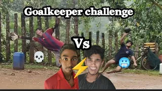 Goalkeeper vs Goalkeeper 😱 insane challenge#goalkeeper#shorts#view#jcb#trend#india#usa#mrbeast