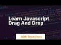 Learn javascript drag and drop